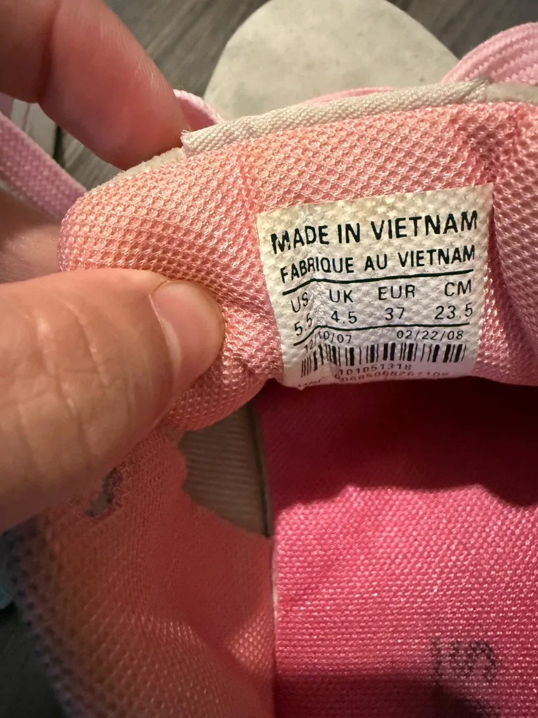 Vans Pink/Grey Sneakers - Size 5.5 (Youth) image indicator(4)