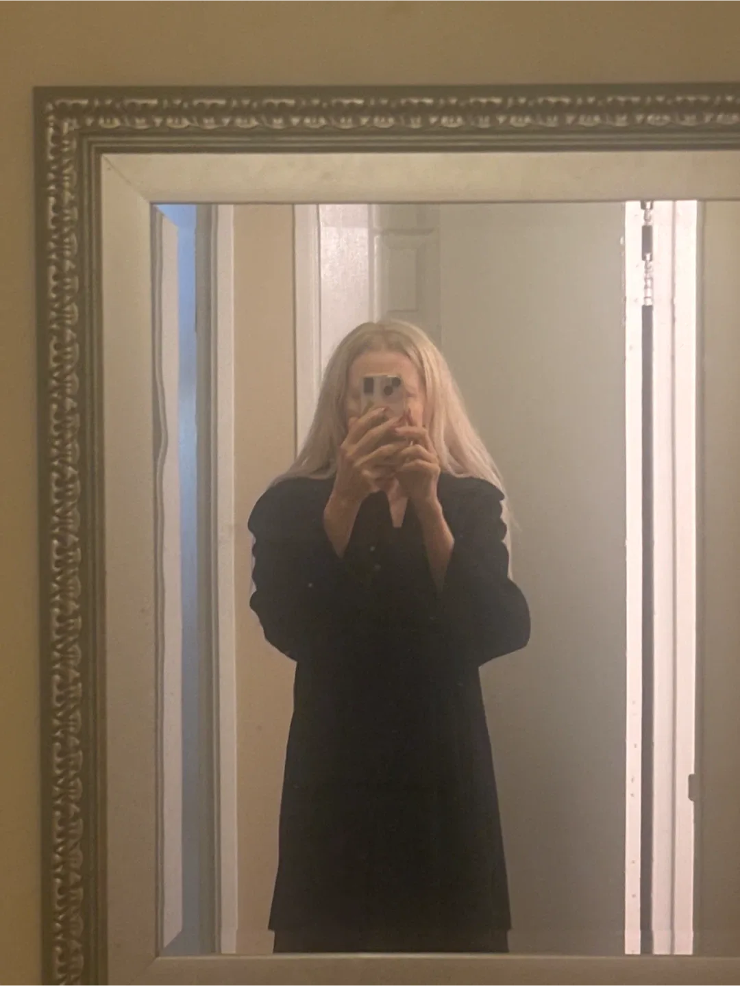 Black Cashmere and Wool Coat thumbnail