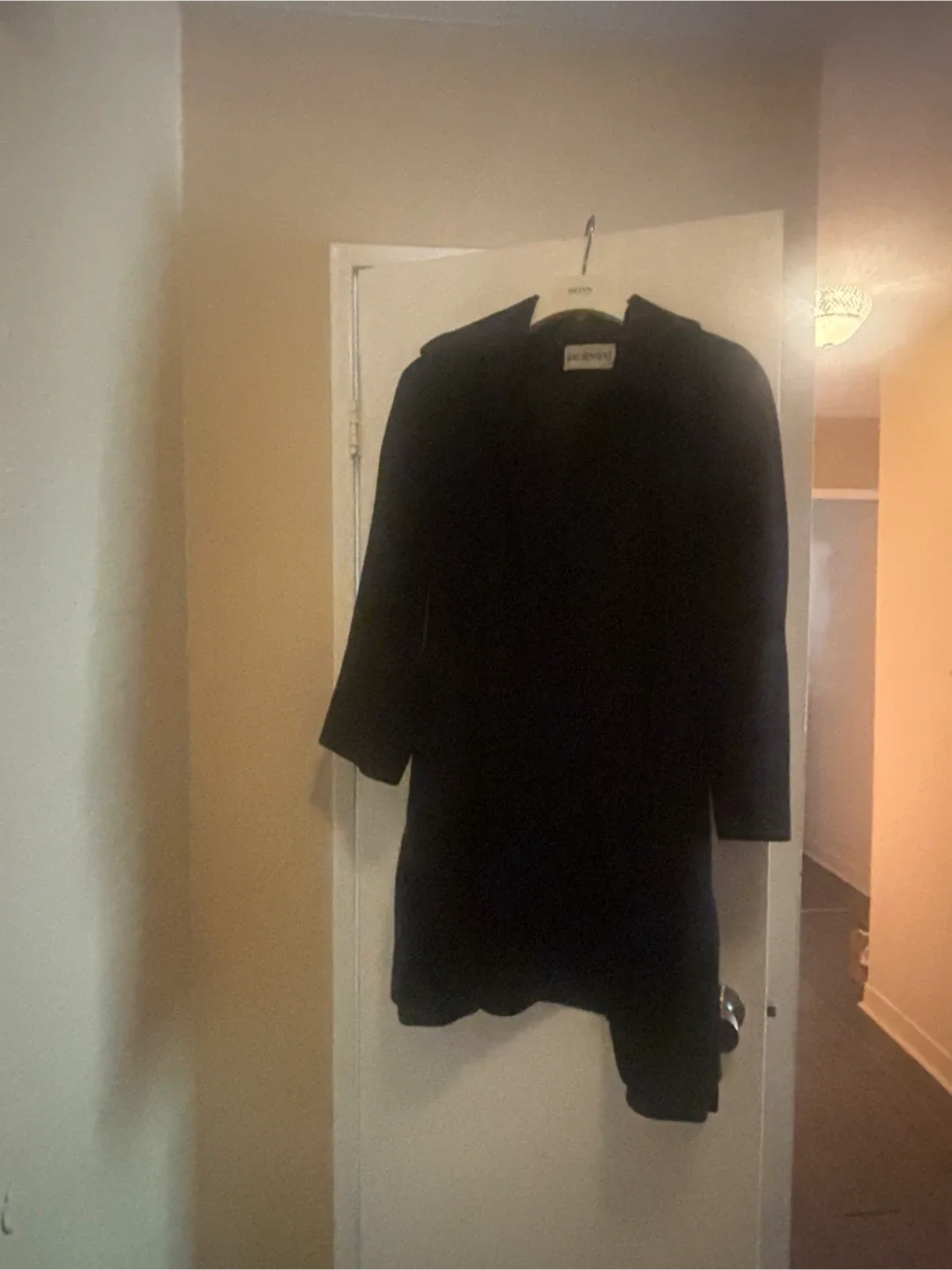 Black Cashmere and Wool Coat image indicator(2)