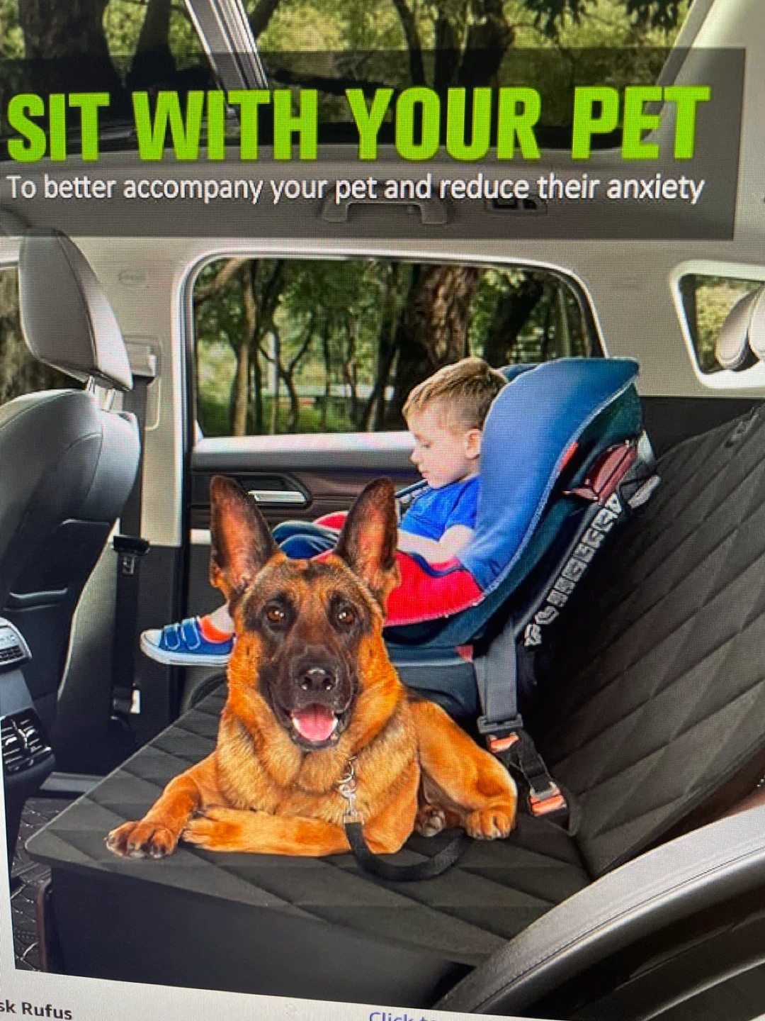 Dog Car Seat Cover - Waterproof, scratch proof & Anti-Slip - photo 2