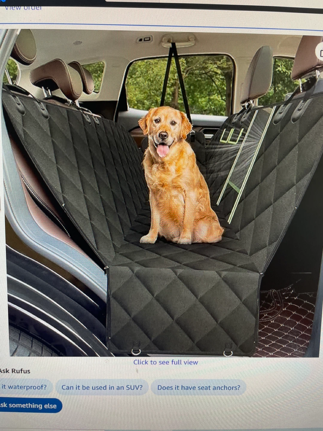 Dog Car Seat Cover - Waterproof, scratch proof & Anti-Slip