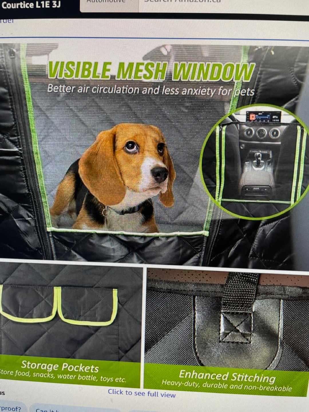 Dog Car Seat Cover - Waterproof, scratch proof & Anti-Slip - photo 4