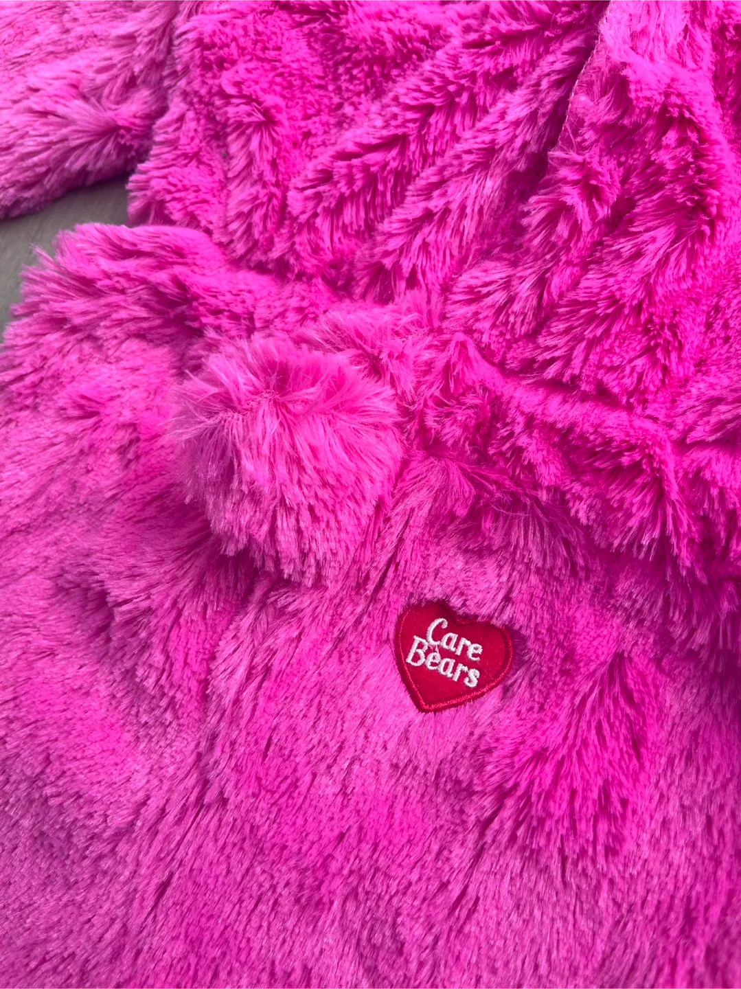 Toddler Care Bears Pink Halloween Costume with Hood image indicator(5)