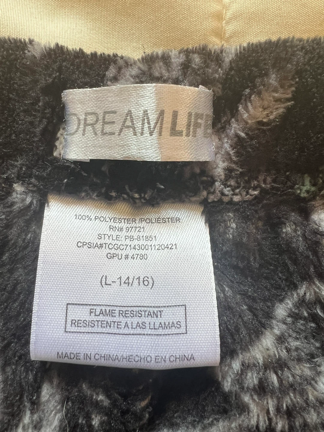 Dream Life Fleece Pajama Pants L (14/16) - photo 4