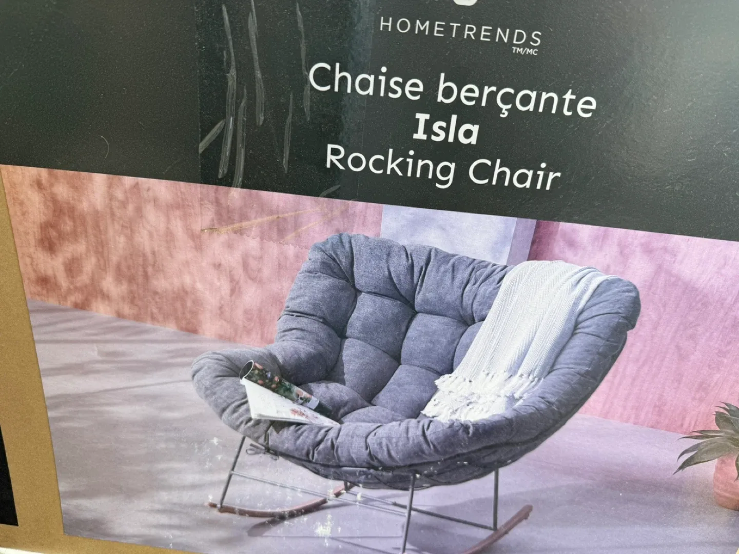 Grey Rocking Chair image indicator(6)