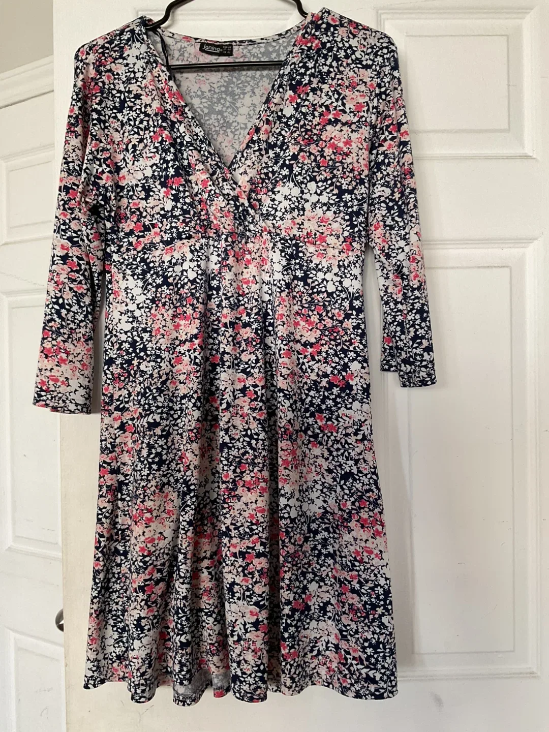 Janine Floral Print Dress - Size M thumbnail