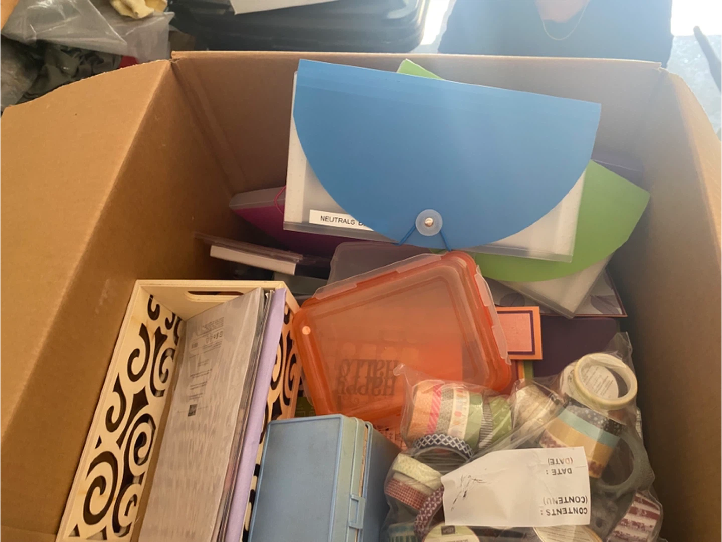Scrapbooking and card making supplies