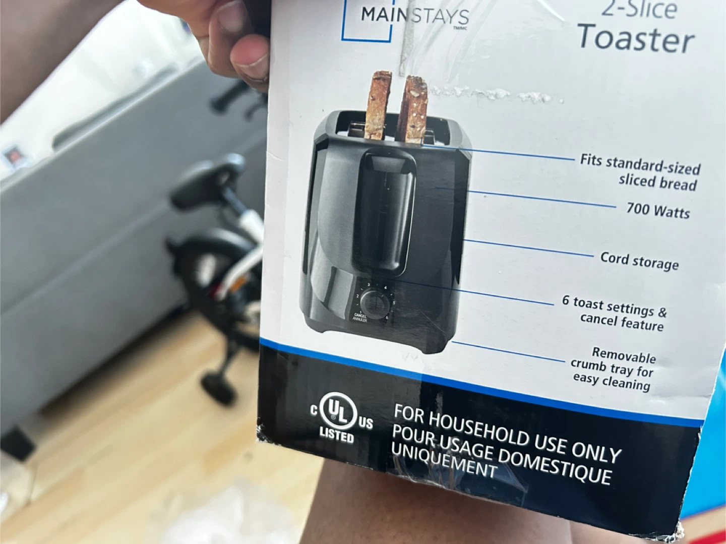 Mainstays 2-Slice Toaster - New! - photo 2