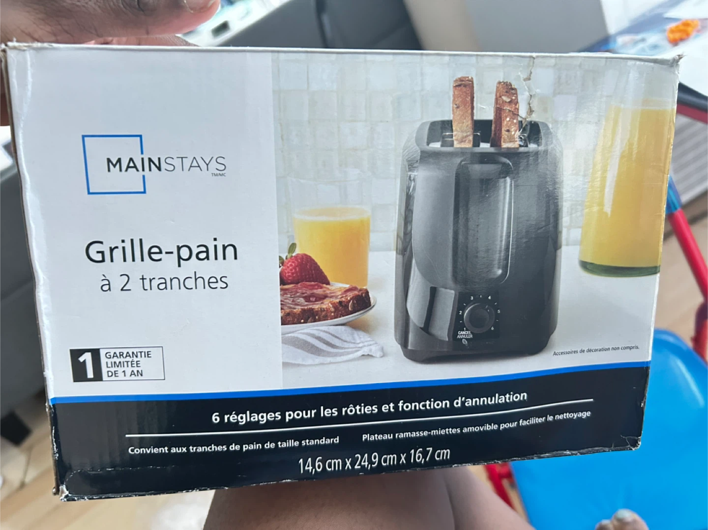 Mainstays 2-Slice Toaster - New!