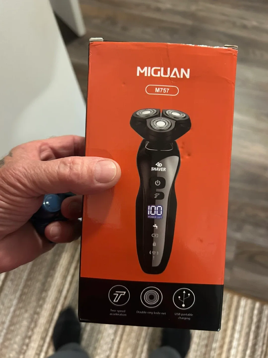 MIGUAN M757 4D Electric Shaver - New in Box! thumbnail