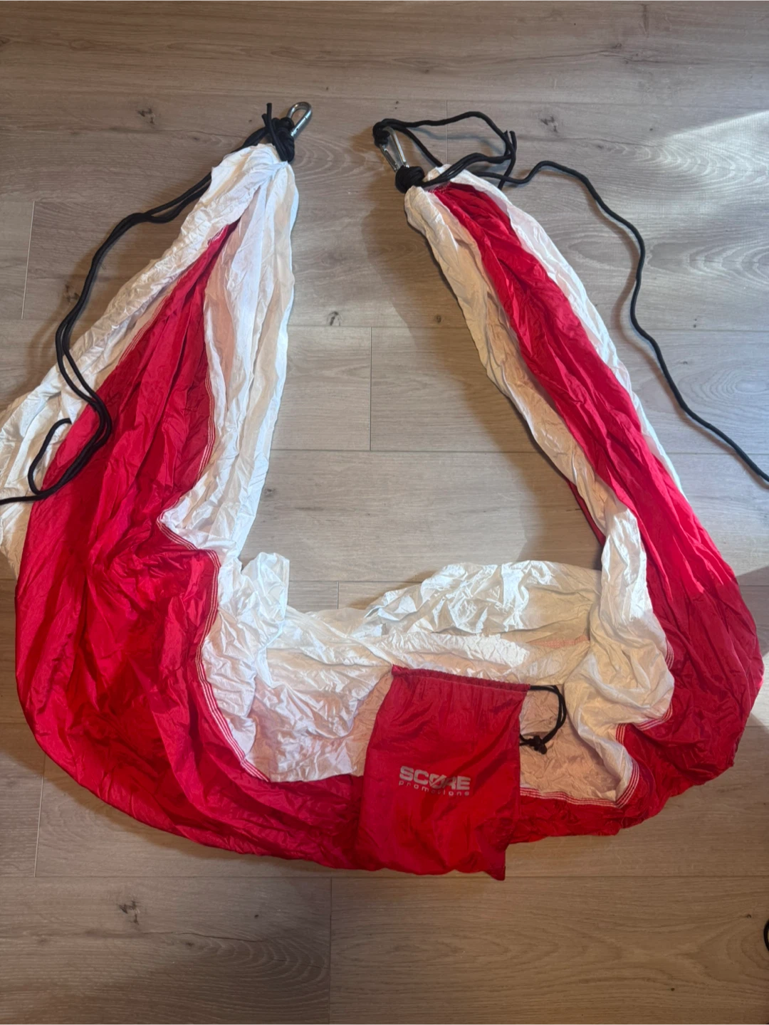 SCORE Promotions Aerial Yoga Hammock - Red & White