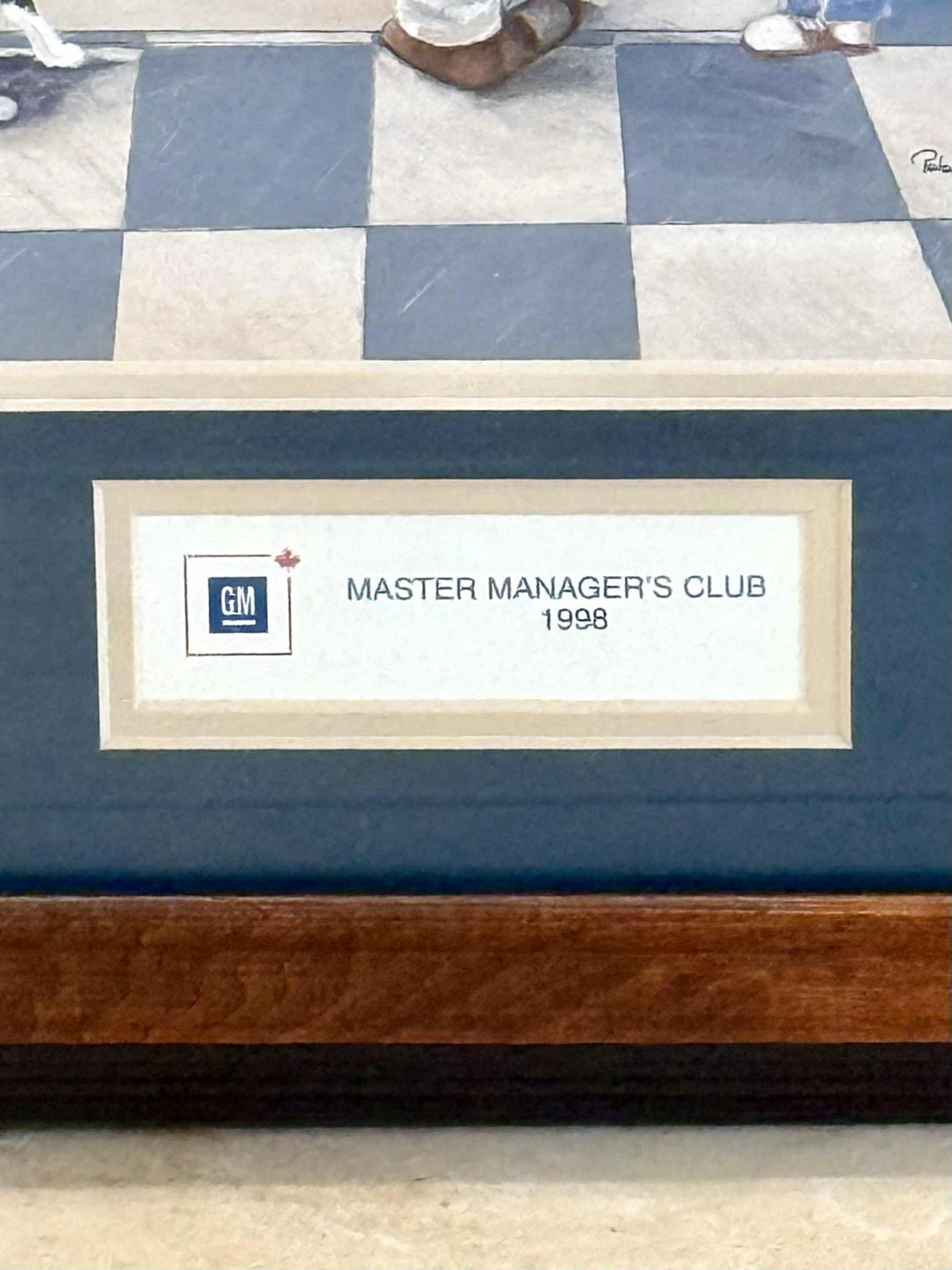 General Motors 1998 Master Managers Framed Print - photo 3