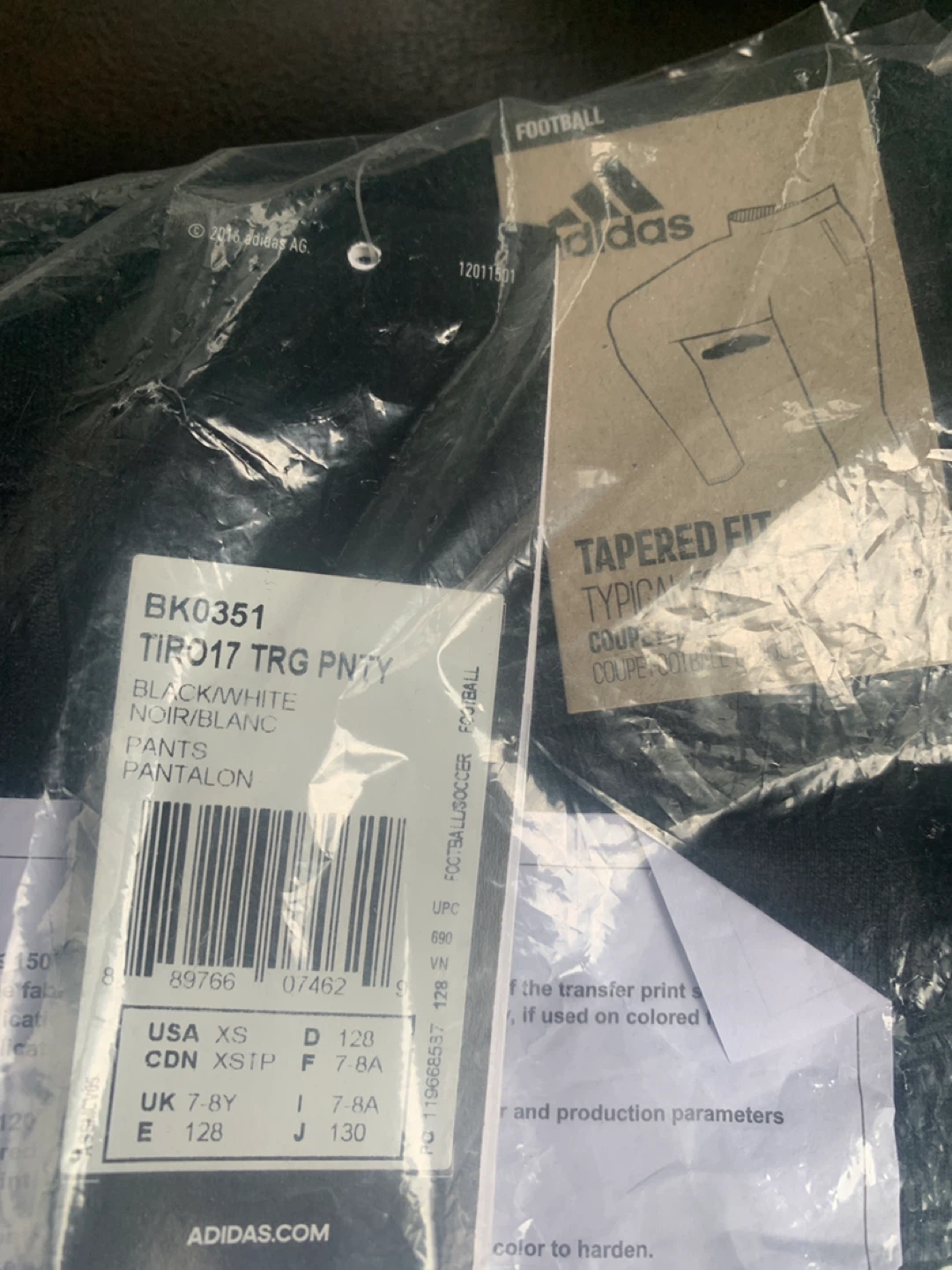 Adidas Tiro17 Training Pants - XS kids 7-8 years - photo 2