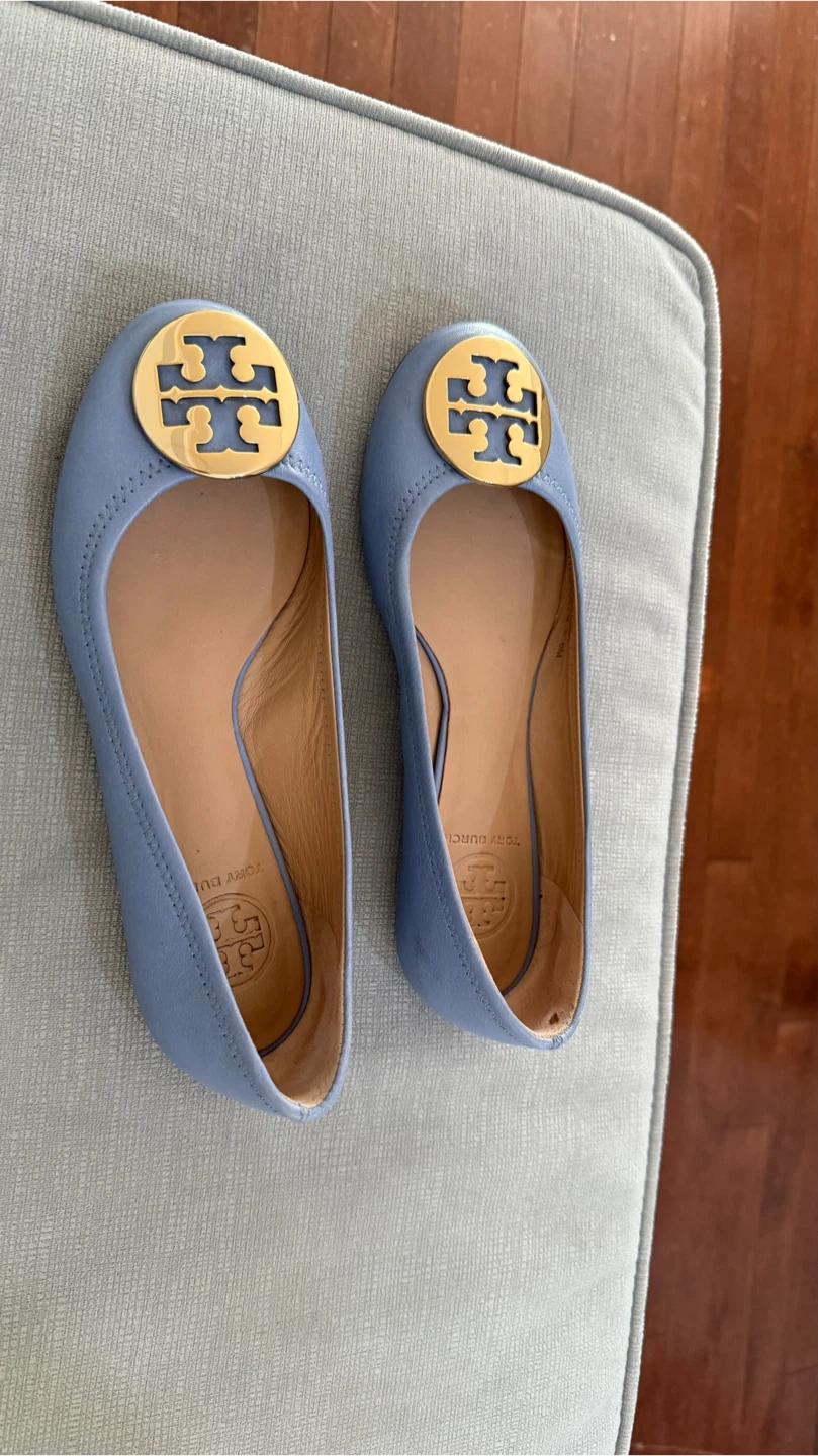 Tory Burch Ballet Flats - Size 6M - Blue - photo 3