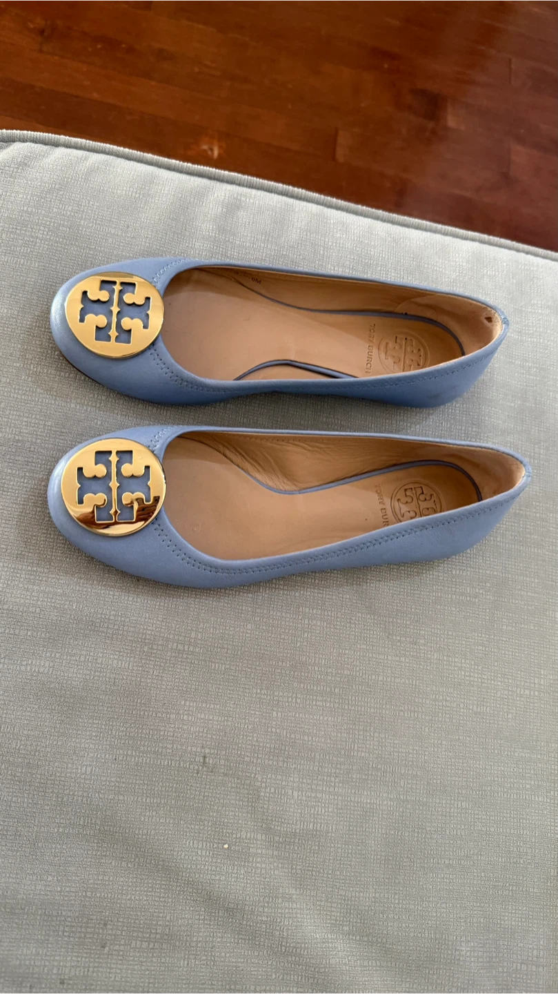 Tory Burch Ballet Flats - Size 6M - Blue - photo 2