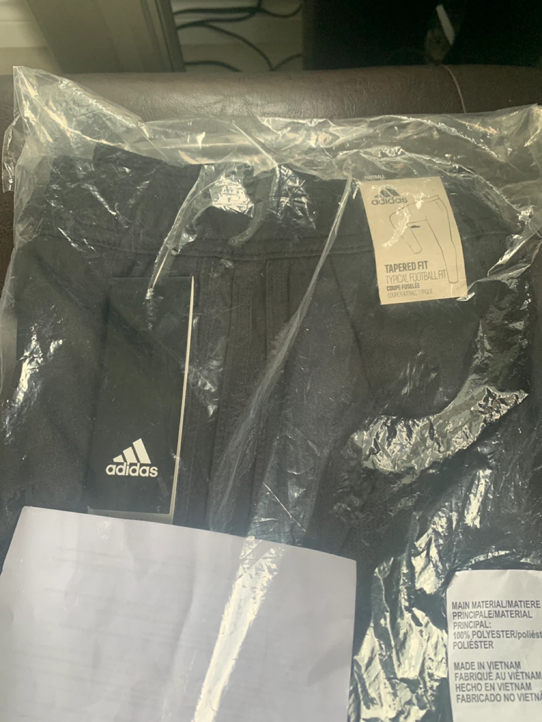 Adidas Tiro 19 Black Pants Size L - New with Tags! - photo 3