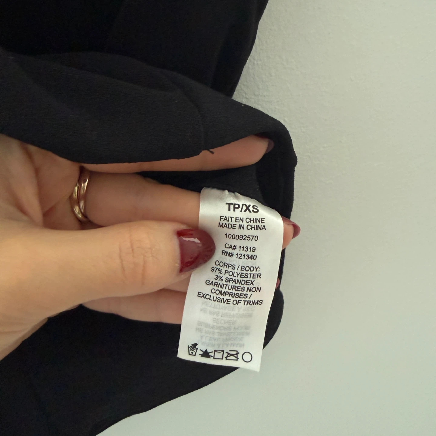 Dynamite Black Top - Size XS - photo 5