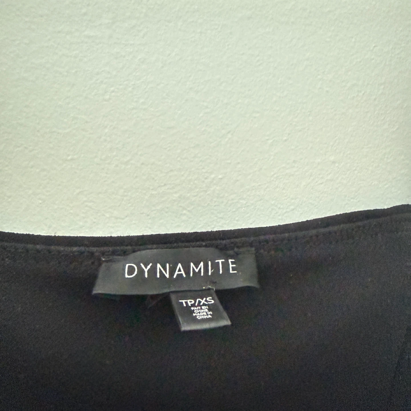 Dynamite Black Top - Size XS - photo 4