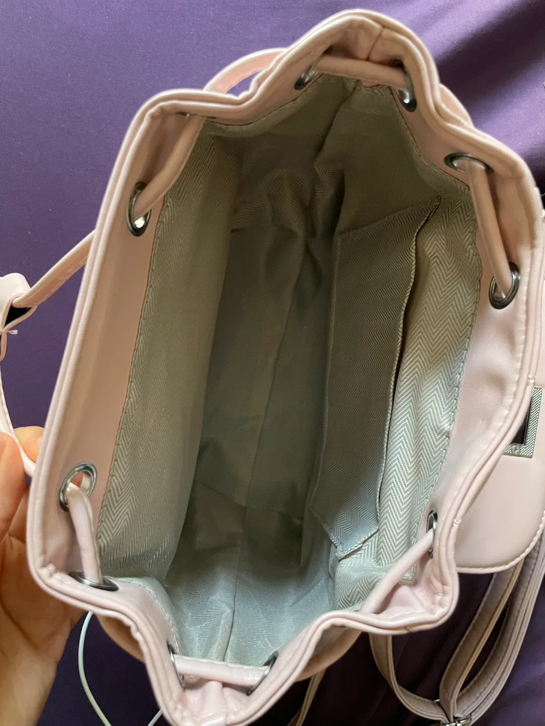 mini backpack light pink image indicator(4)