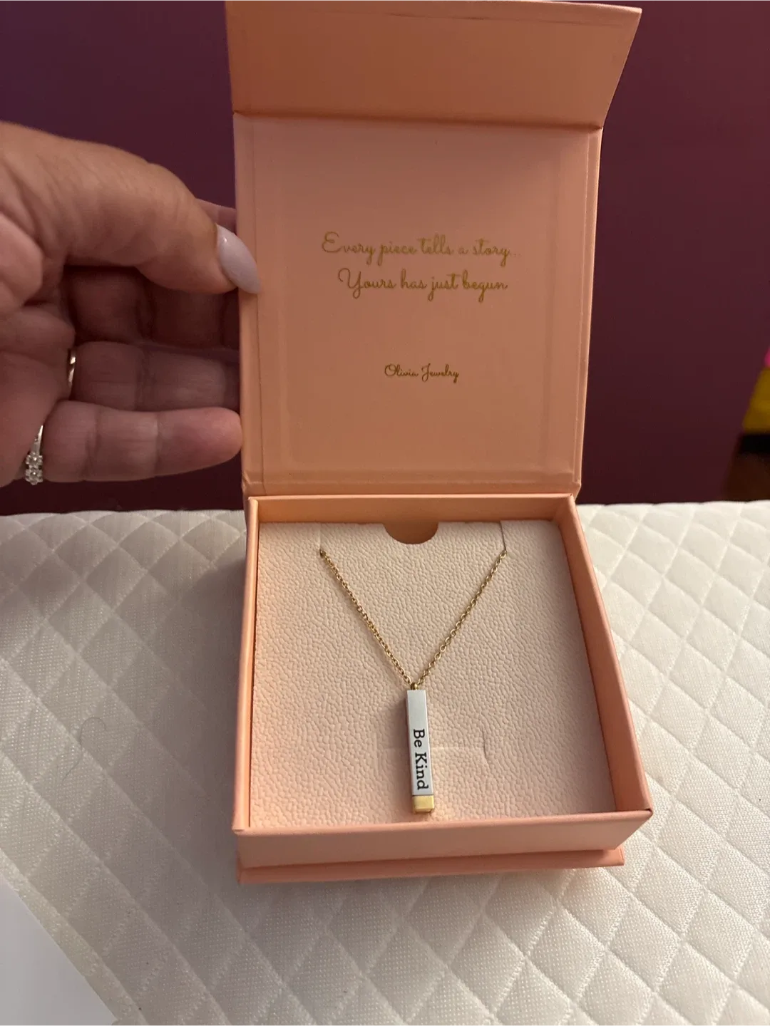 Olivia Jewelry "Be Kind" Necklace image indicator(4)