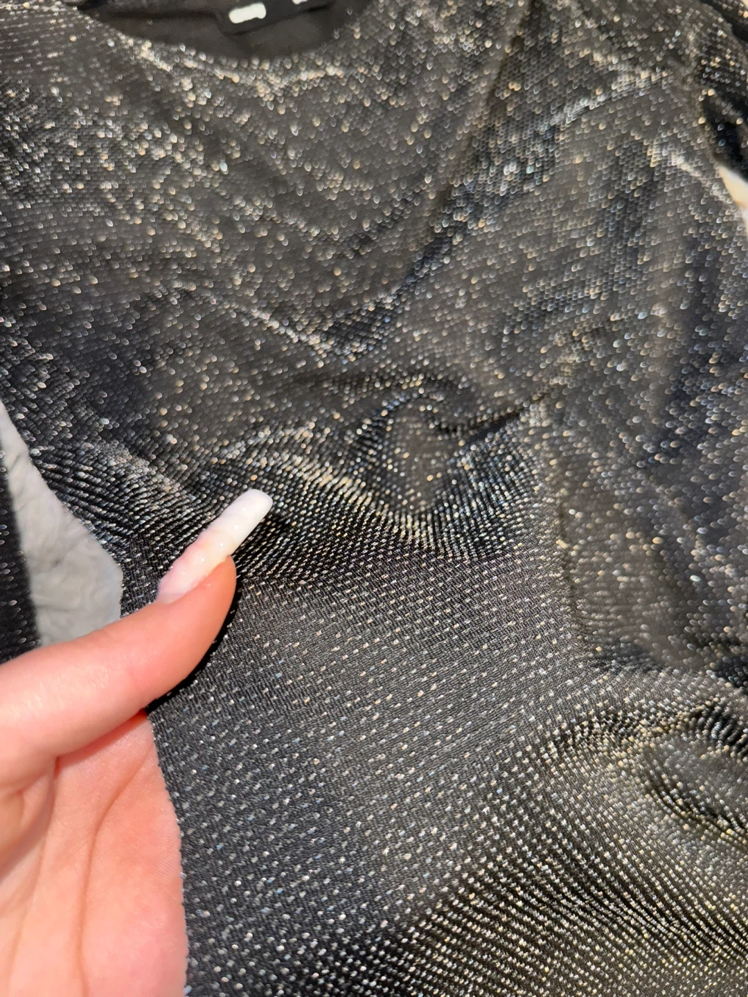 Sinsay Black Sparkly Dress - Size Small - photo 3