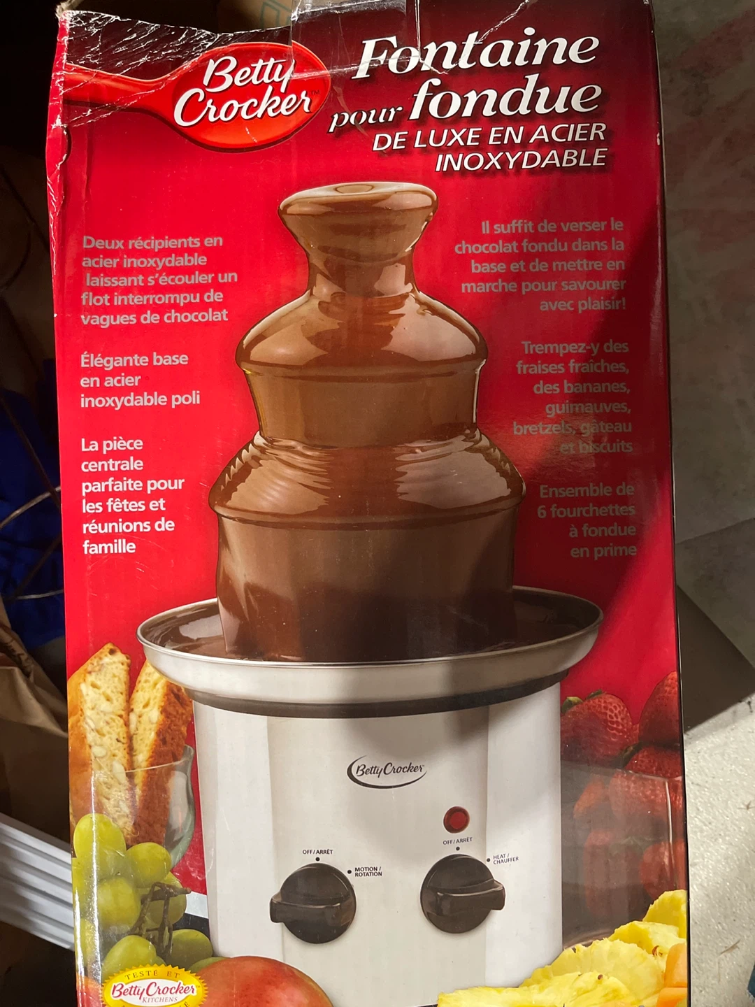 Betty Crocker Fontaine à Fondue