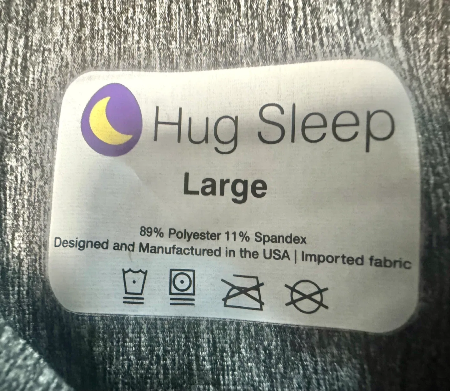 HugSleep sleep pod cocoon swaddling wrap for adults image indicator(3)