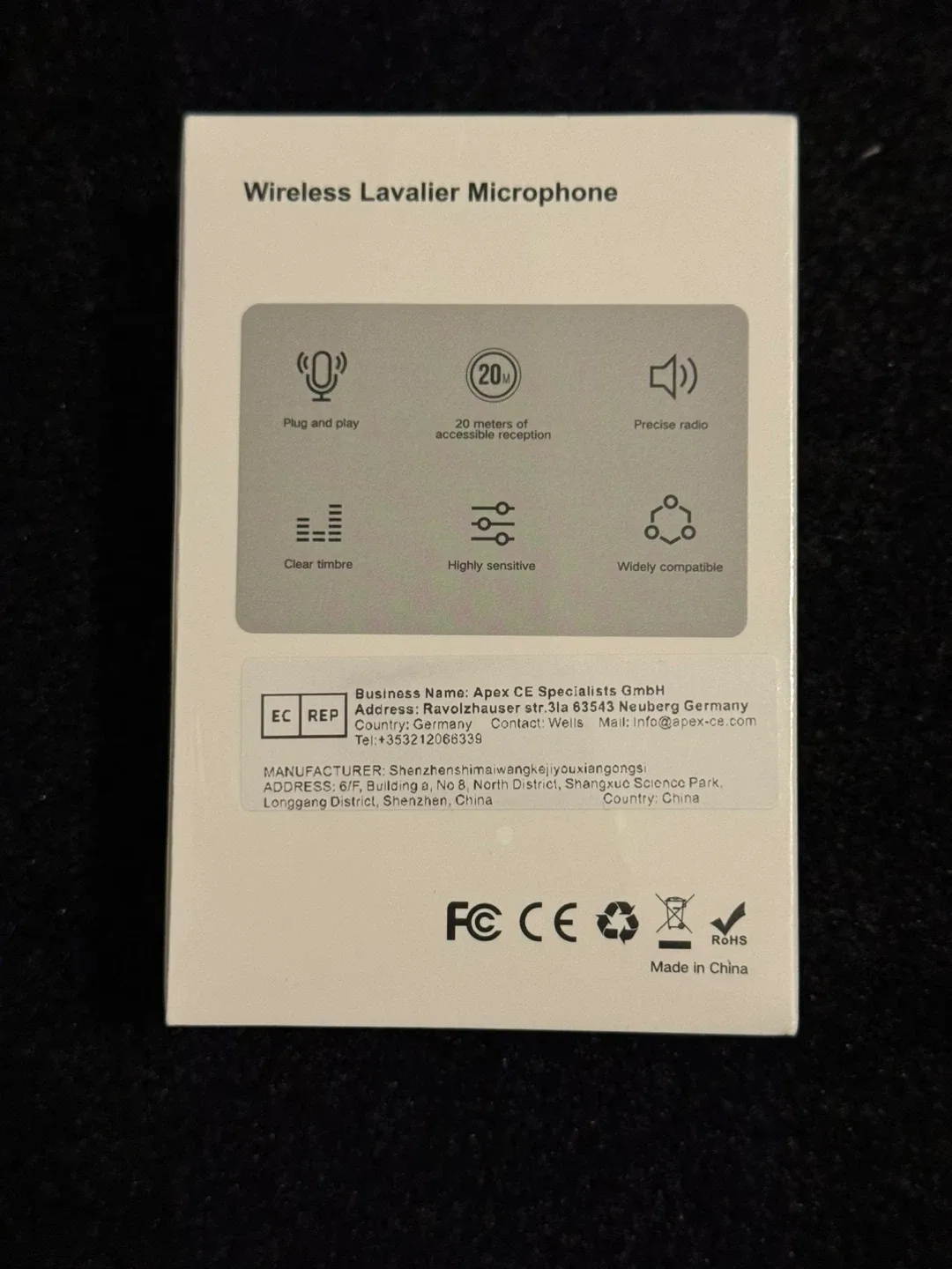 Dual Wireless Microphone for iPhone (Lightning port) image indicator(2)