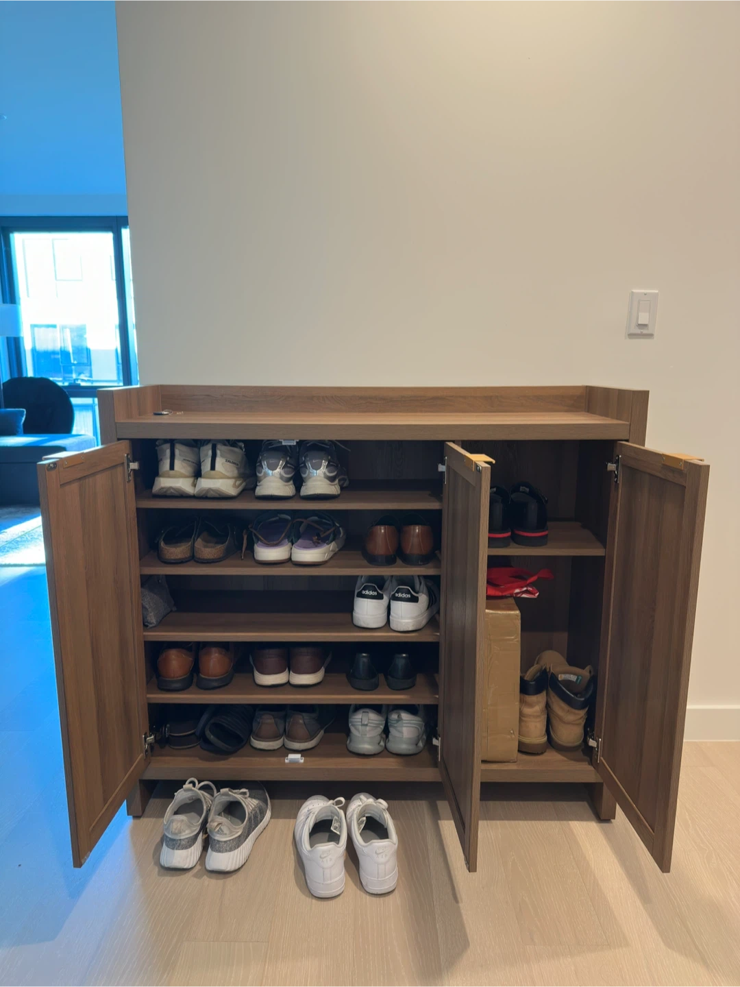 SICOTAS Wooden Shoe Cabinet - photo 2