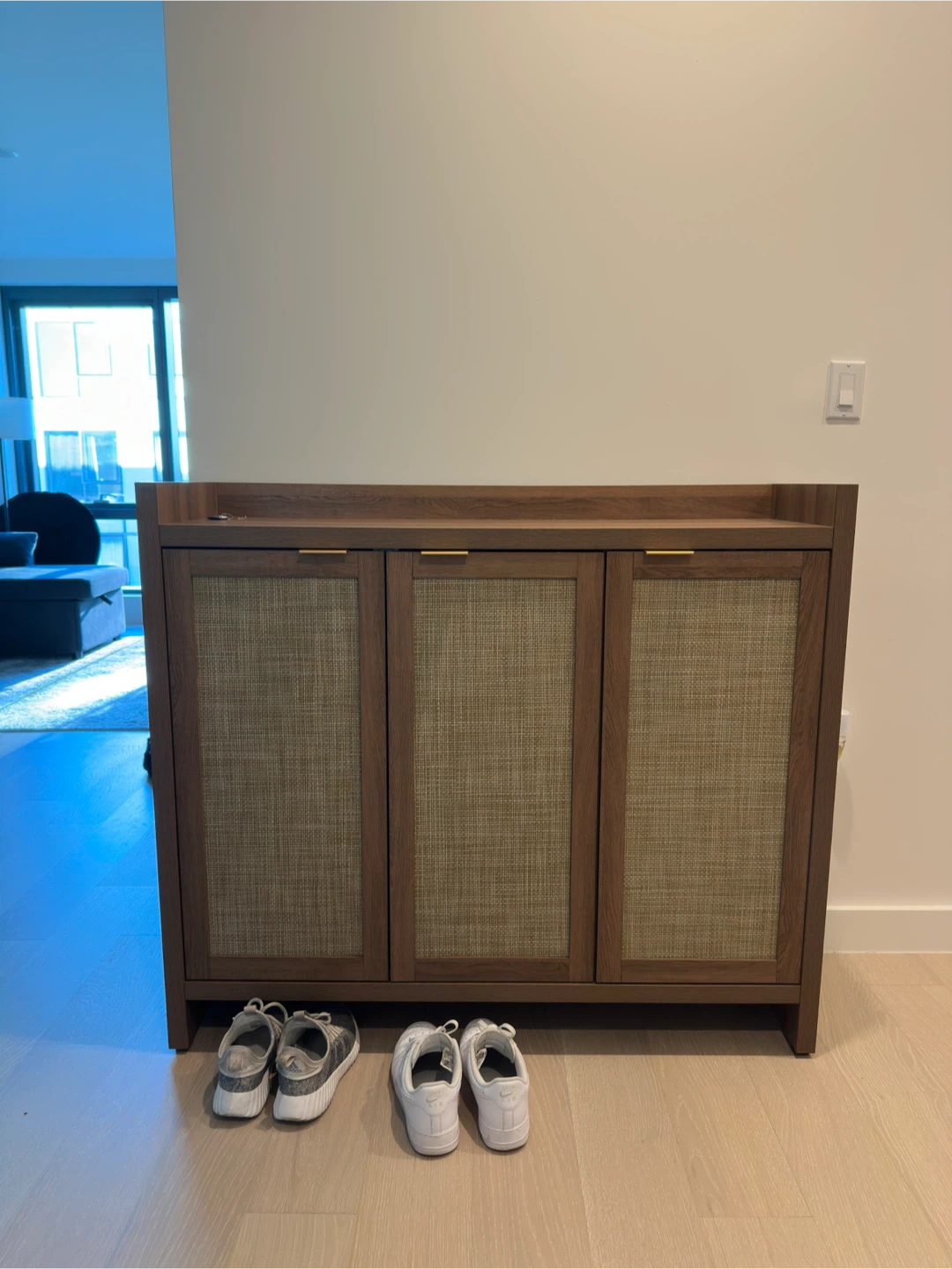 SICOTAS Wooden Shoe Cabinet