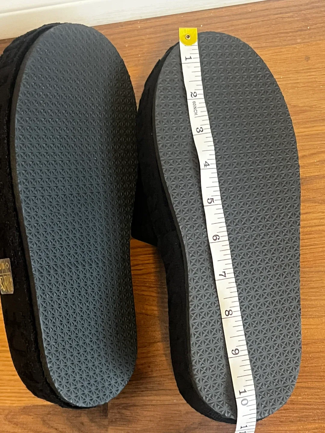 Authentic Versace Black Velvet Slides Size 7-8 image indicator(5)