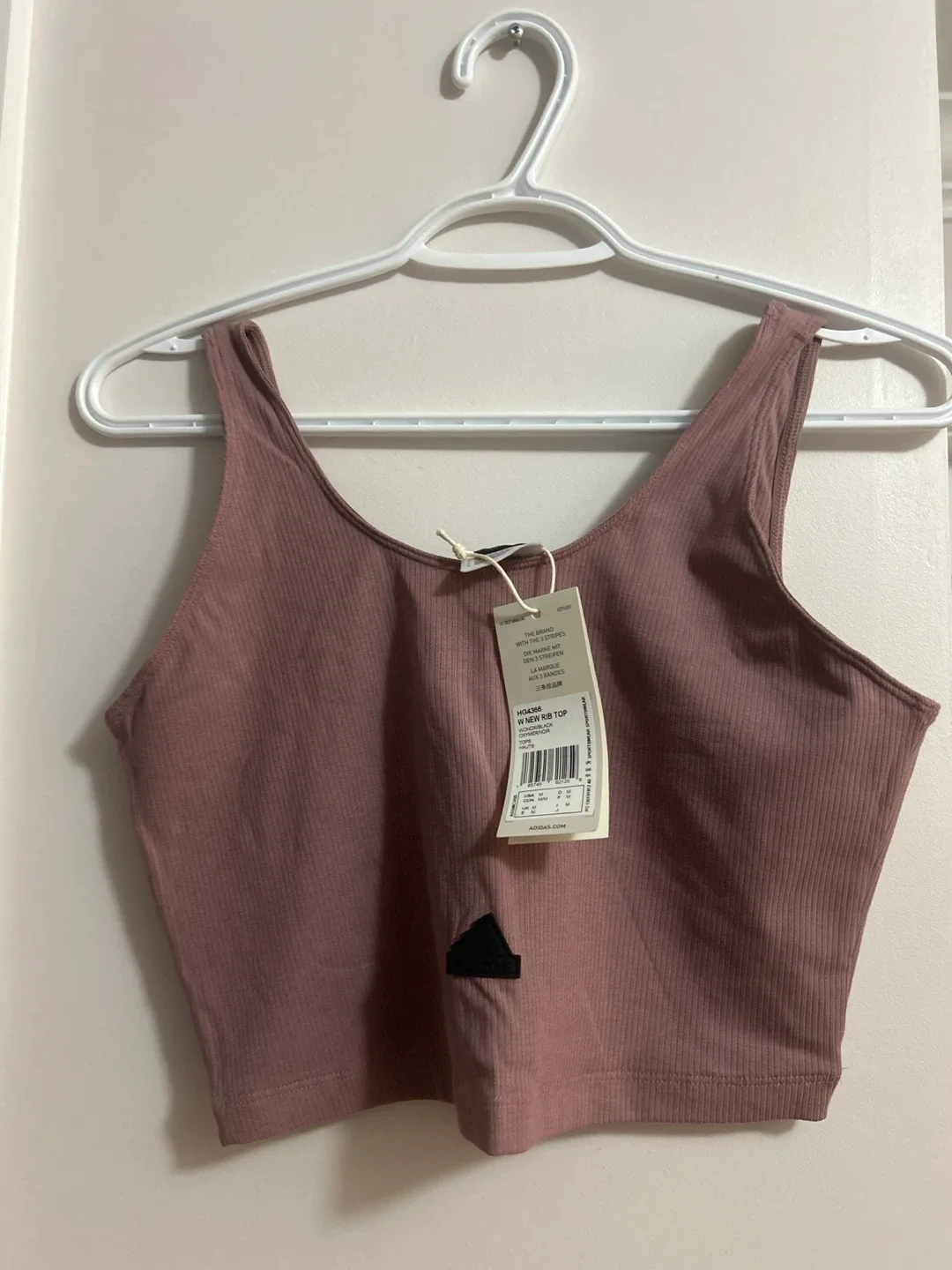 Adidas W New Rib Tank Top - Size M thumbnail