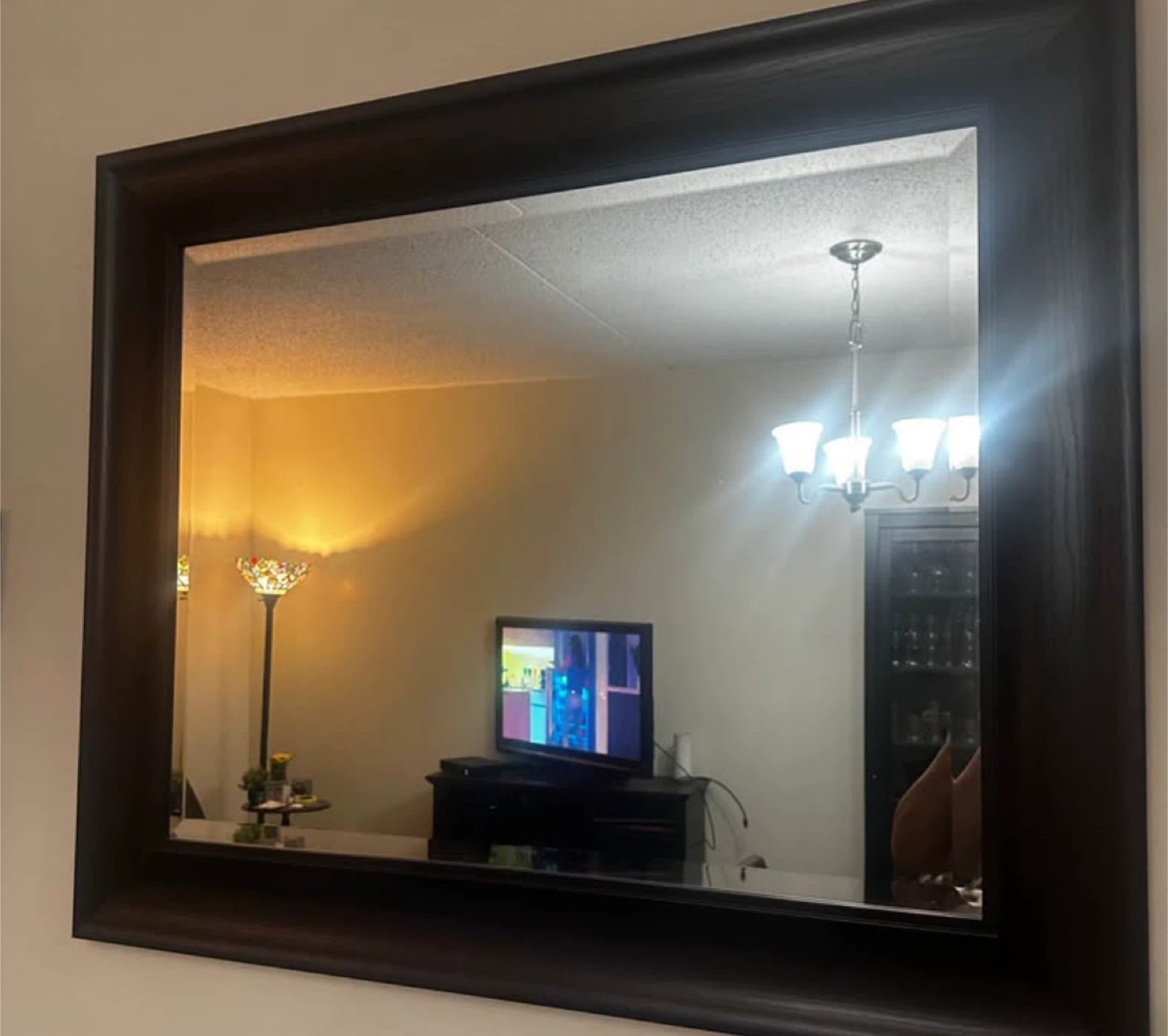 Large Framed Wall Mirror