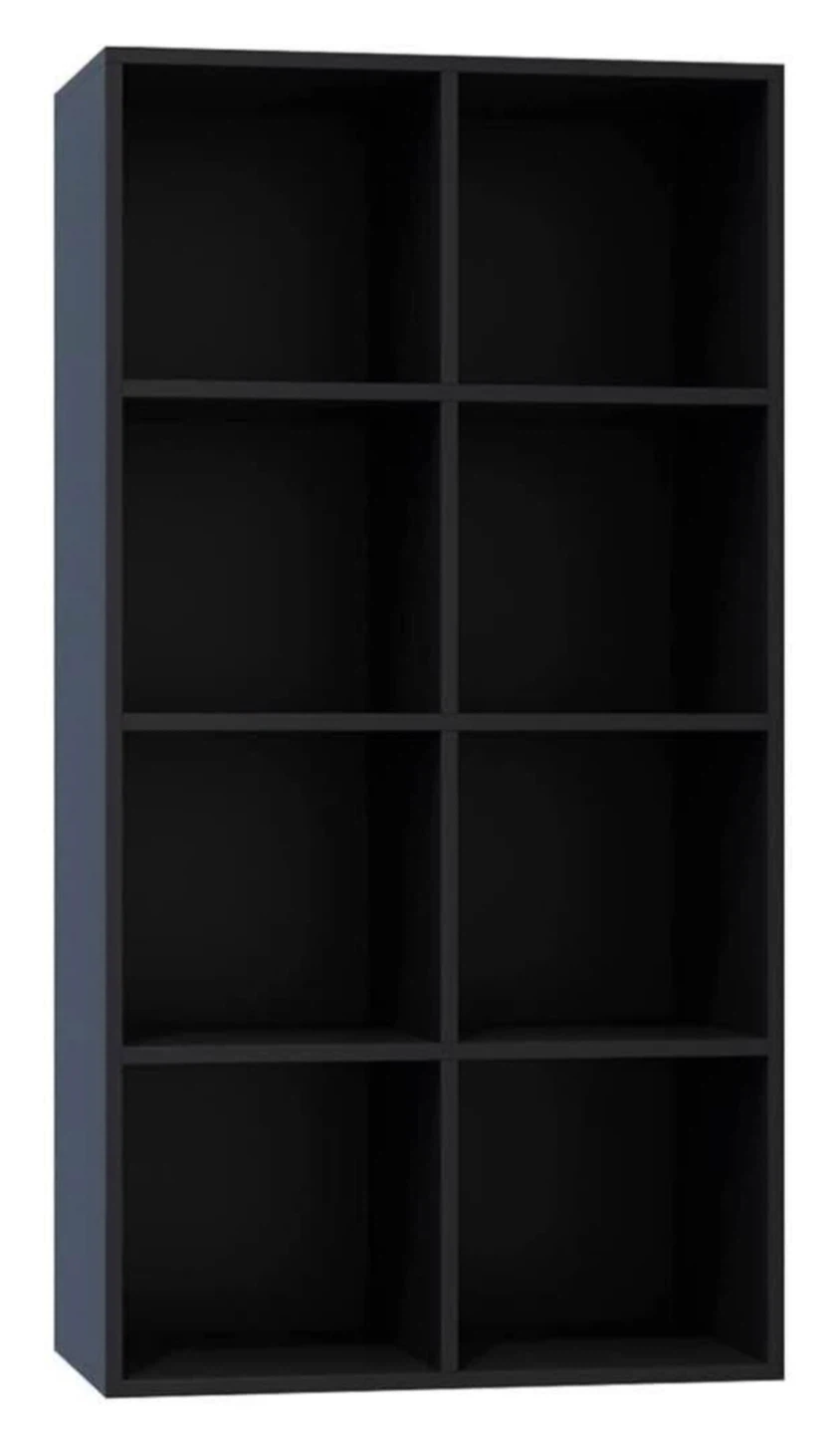 Black 8-Cube Storage Shelf - photo 3