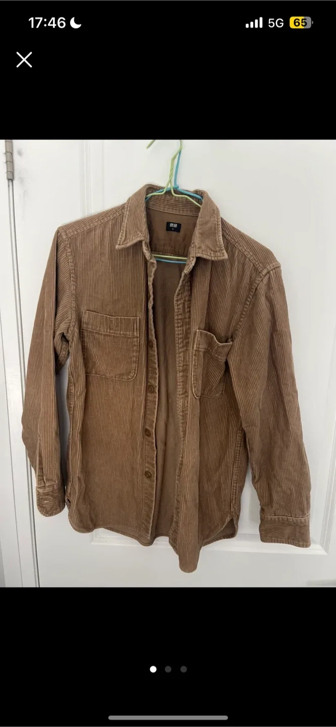 Uniqlo Brown Corduroy Shirt image indicator(2)