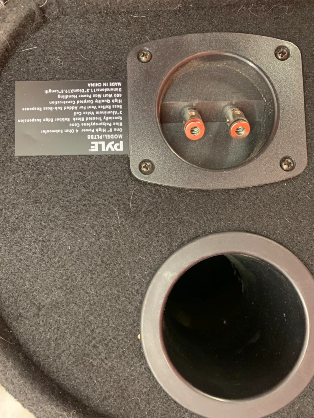 Pyle PLTB8 4 Ohm Subwoofer Bass Tube - photo 5