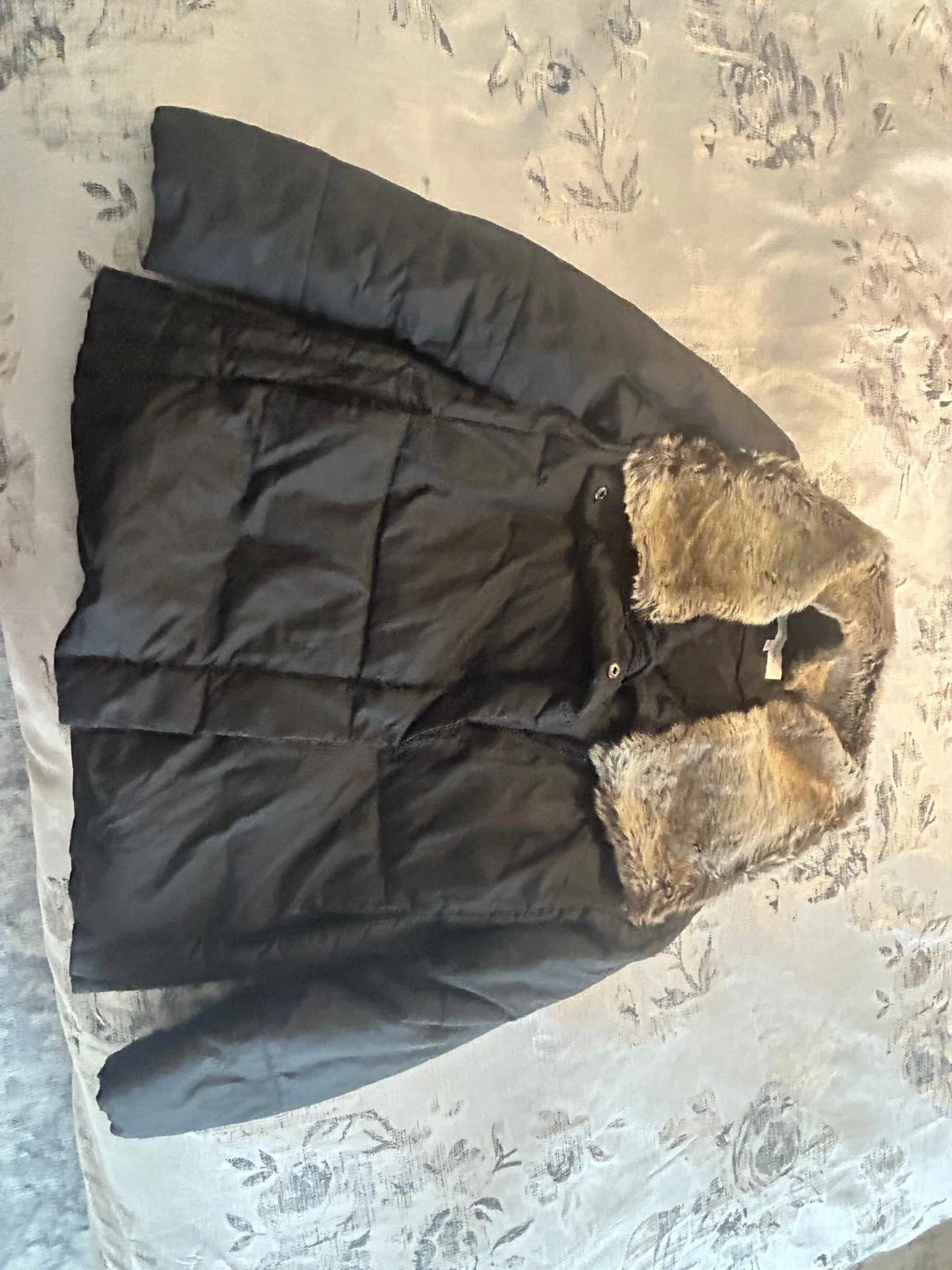 Heritage & Co Black Puffer Jacket - Size S