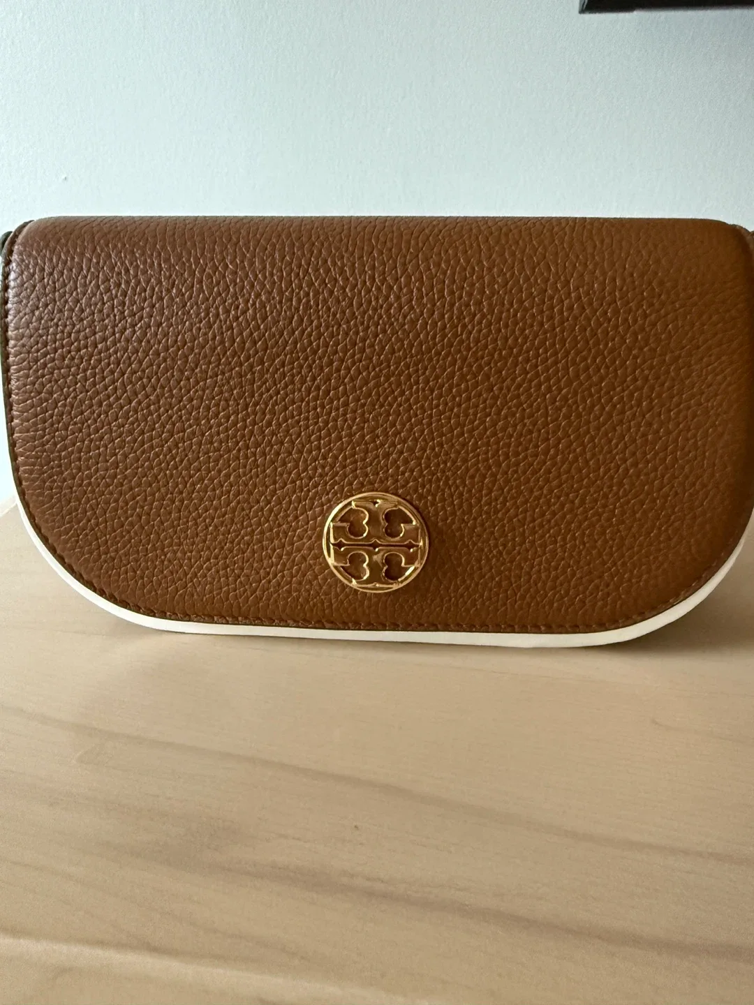 Tory Burch Brown Leather Shoulder Bag thumbnail