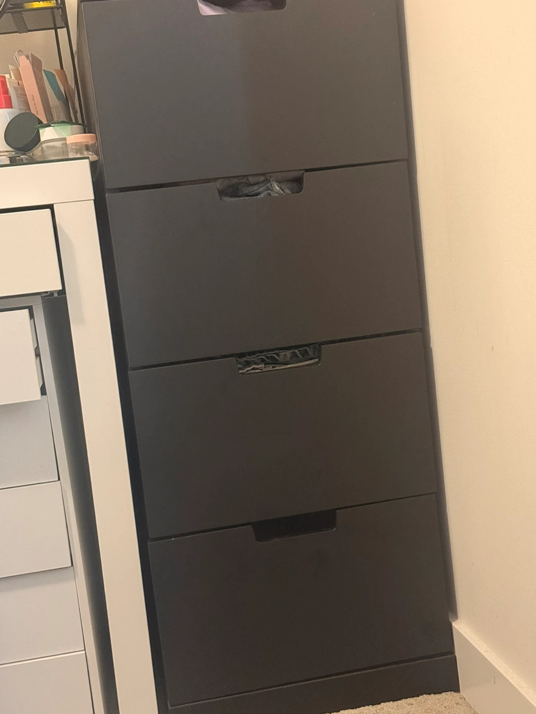 IKEA Nordli Black-Brown Chest of 4 Drawers - photo 2
