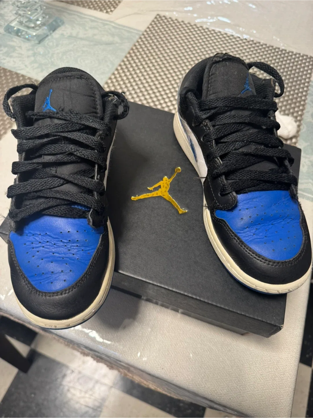Air Jordan 1 Low Royal Blue Toddler Shoes image indicator(2)