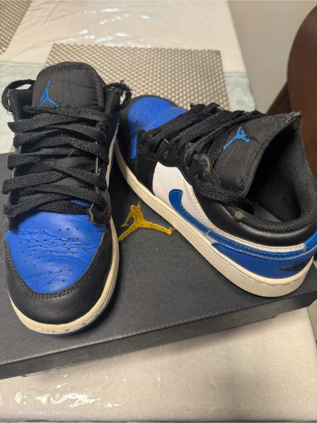 Air Jordan 1 Low Royal Blue Toddler Shoes image indicator(3)