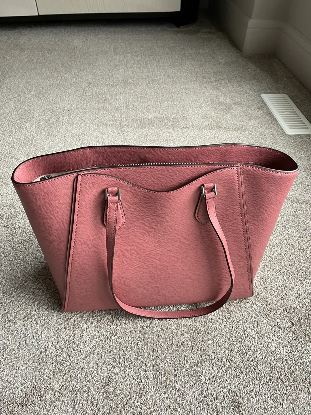Michael Kors Pink Leather Tote Bag