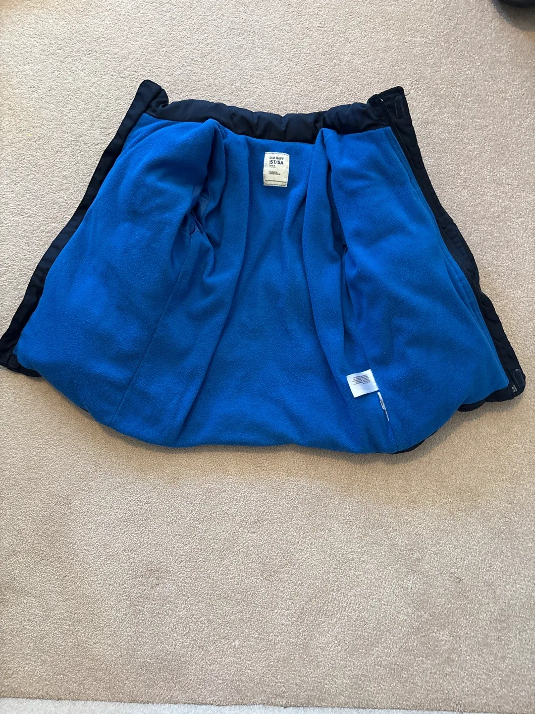 Navy Blue Puffer Jacket - Size 5/6 image indicator(2)