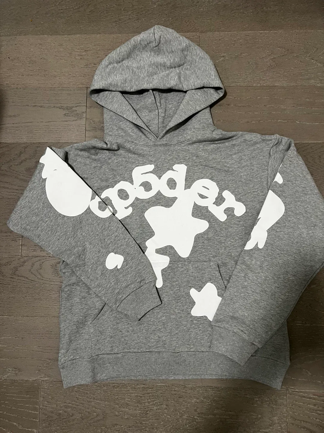 Sp5der Grey Hoodie image indicator(2)