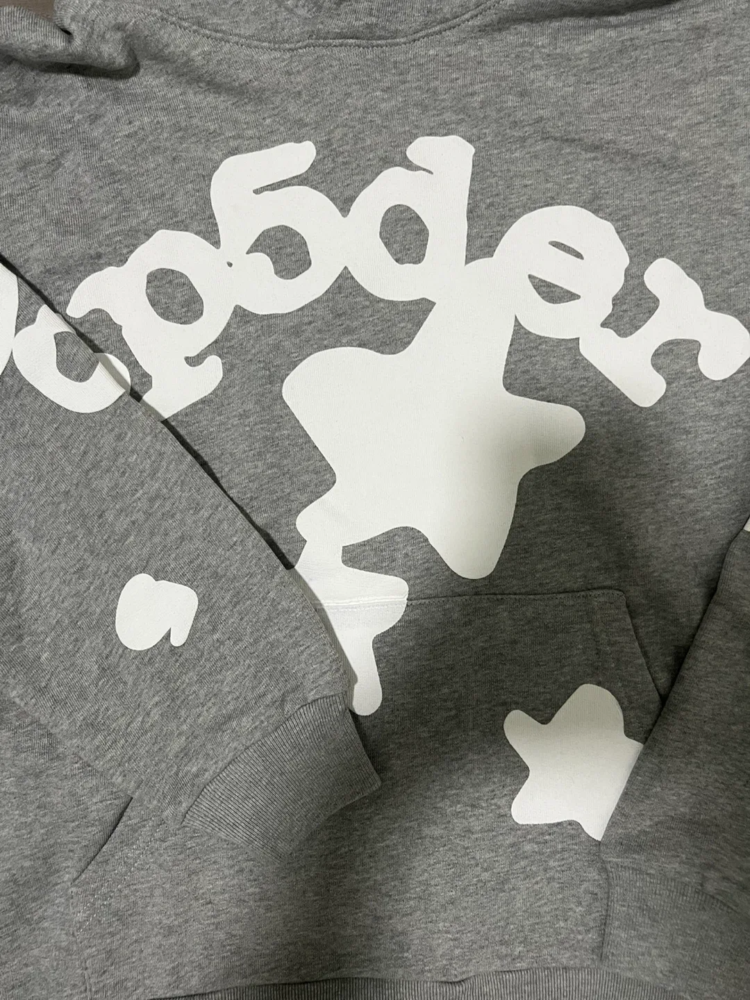 Sp5der Grey Hoodie image indicator(3)