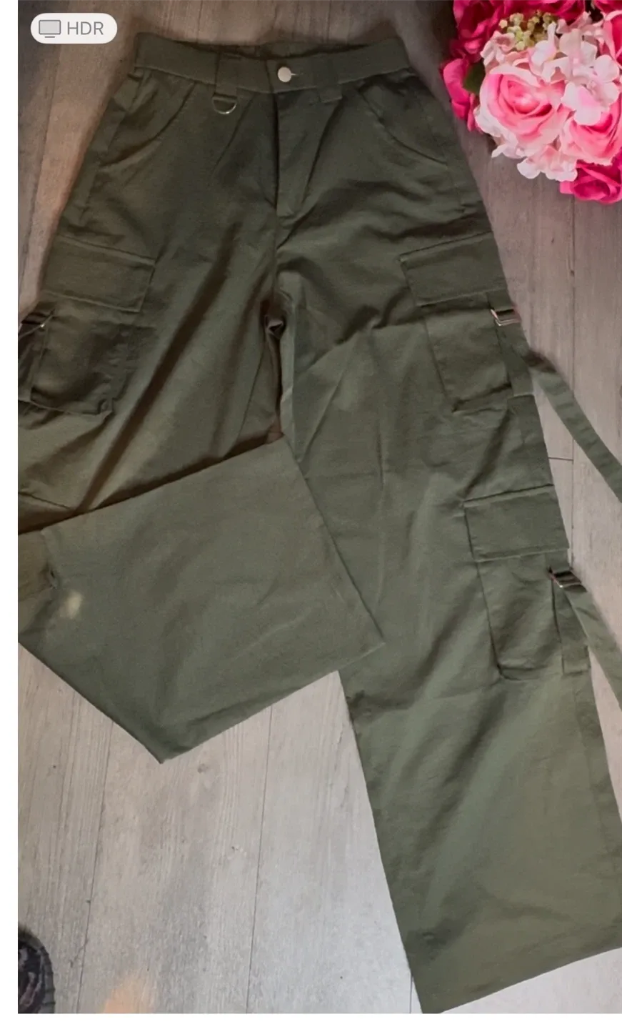 Olive Green Cargo Pants thumbnail