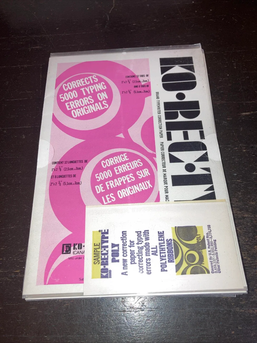 Vintage KO-REC-TYPE Correction Paper thumbnail
