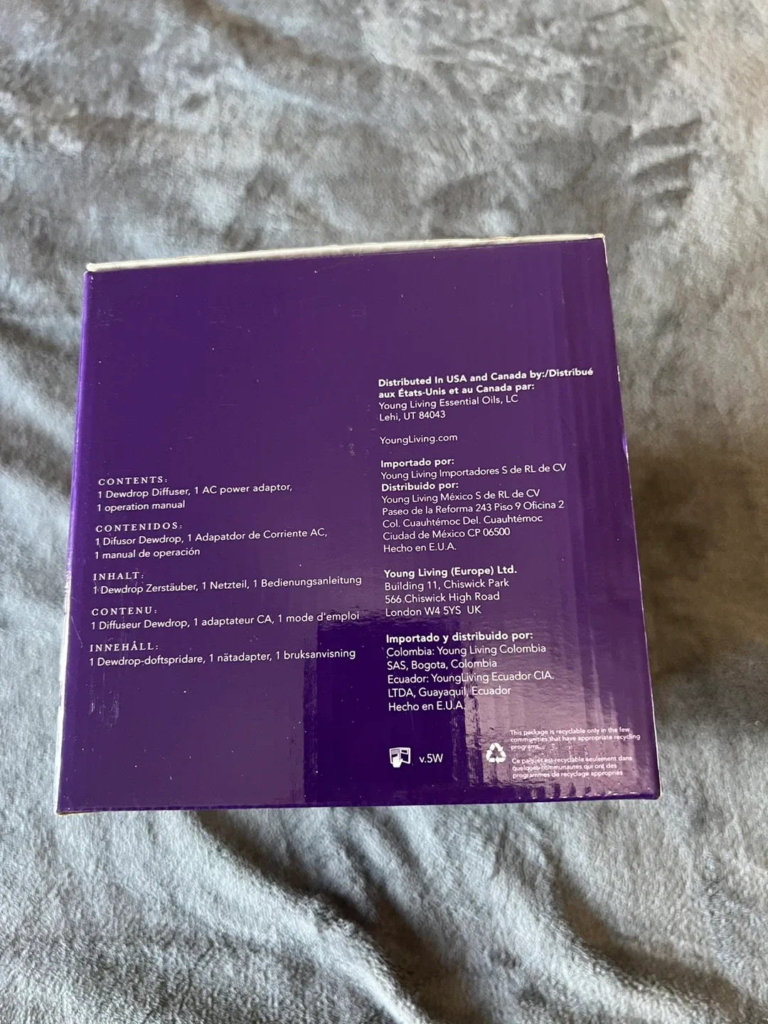 NEW - Young Living Dewdrop Essential Oil Diffuser image indicator(2)