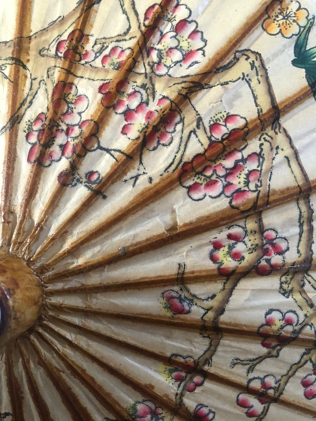 Rare Vintage Double  Parasol with Floral Design - photo 5