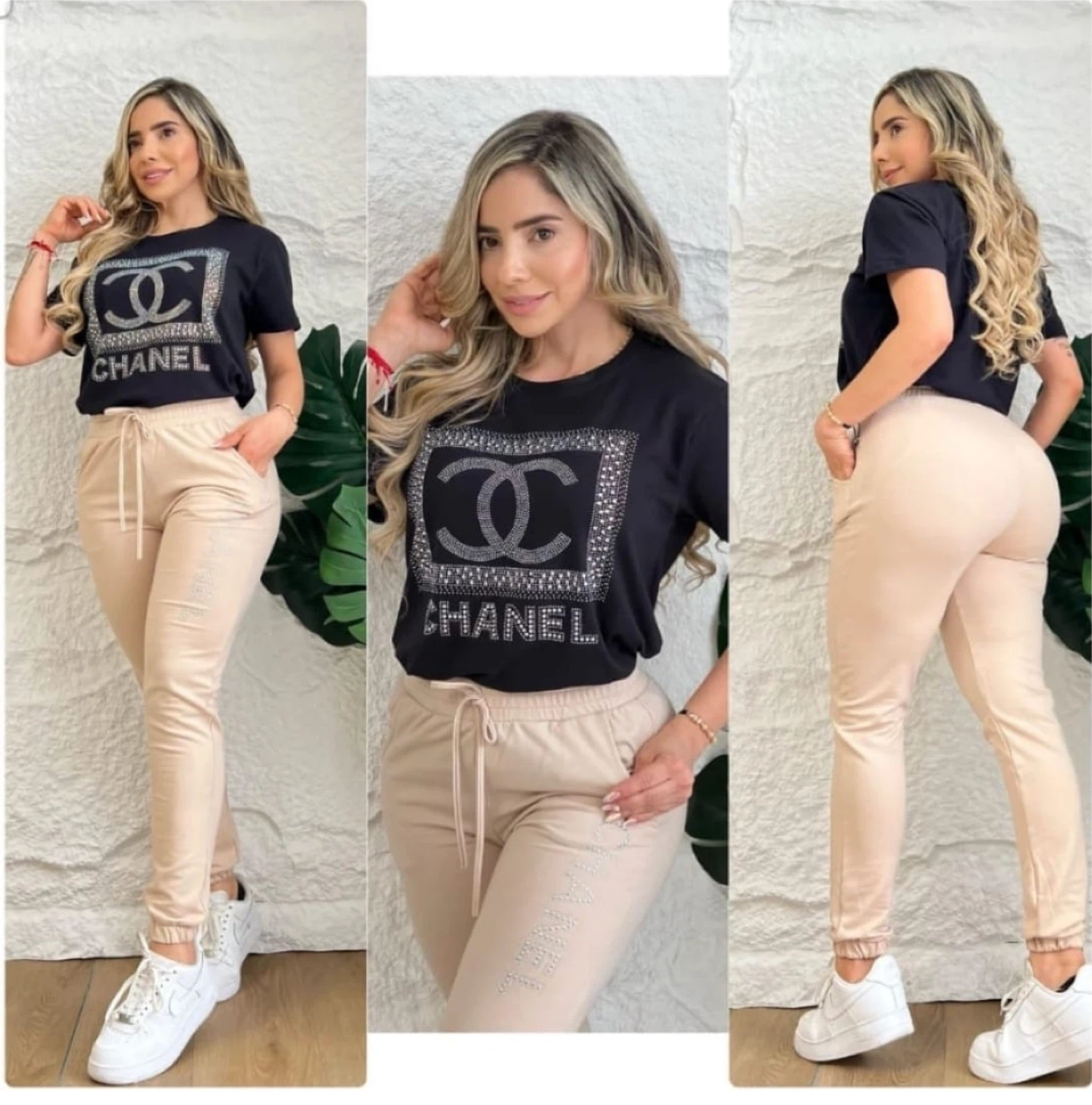 Chanel T-shirt and Pants Set